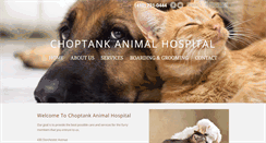 Desktop Screenshot of choptankanimalhospital.com